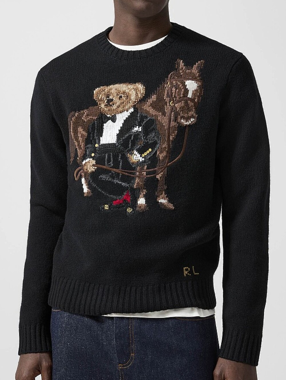 NWOT Polo Ralph Lauren XXL Polo Bear 2026 Lunar Year Of The Horse Wool Sweater